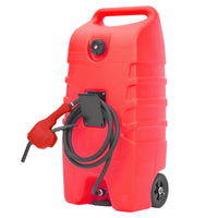 Garvee – Réservoir de carburant portable de 14 gallons (env. 53 L) avec pompe, pour tondeuse à gazon, usage agricole et marin