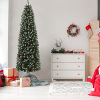 Sapin de Noël Garvee 230 cm avec support en métal - Éclairage LED bicolore à 8 modes pour une ambiance de Noël magique