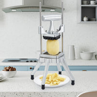 Garvee Coupe-Légumes et Fruits Professionnel en Acier Inoxydable avec 4 Lames, Poignée Ergonomique, Base Antidérapante, Plusieurs Tailles et Coloris