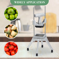Garvee Coupe-Légumes et Fruits Professionnel en Acier Inoxydable avec 4 Lames, Poignée Ergonomique, Base Antidérapante, Plusieurs Tailles et Coloris