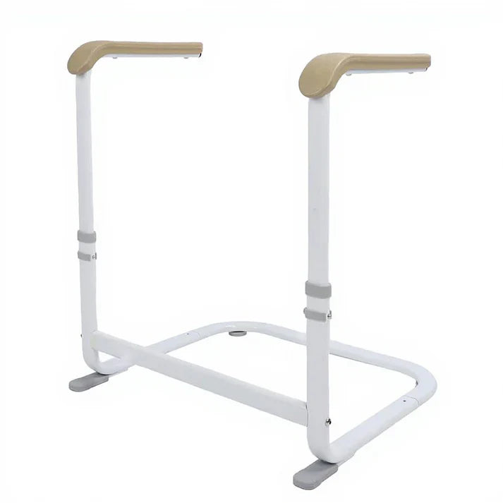 Aide à la verticalisation Garvee, réglable en hauteur (136 kg), en acier marron, pour des transferts sécuritaires du lit et du canapé.