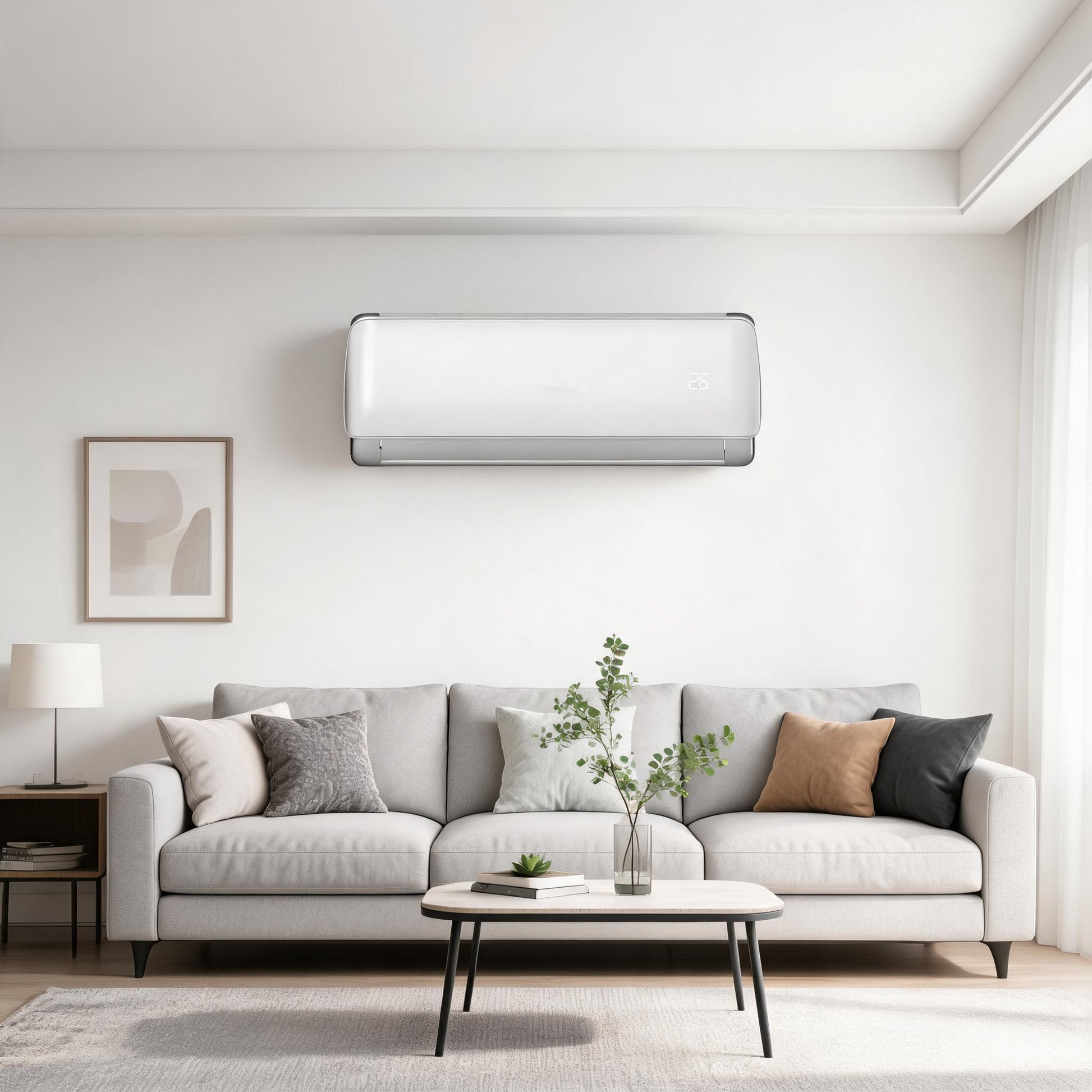 Garvee Climatiseur split AUX 9 000 BTU, A++ R32, WiFi, climatisation réversible intelligente pour maison