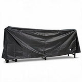 Garvee Housse pour Range-Bûches 244 cm, Oxford 600D Imperméable et Respirant, Revêtement PU+PVC, Sangles Réglables, Pour Stockage Extérieur, Noire