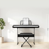 Garvee Piano clavier pour enfants, 61 touches, avec sac, microphone et casque, idéal pour les débutants, portable et utilisable à la maison, noir.