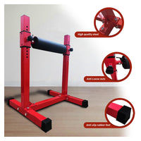 Support pour squat bulgare Garvee, réglable pour femmes et hommes, structure en acier robuste, idéal pour la salle de sport à domicile, rembourrage en mousse confortable, base en caoutchouc antidérapante