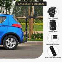 Porte-vélos Garvee pour attelage, 2 vélos, cadre en acier pliable, adaptateur antidérapant pour voitures, SUV et camions, noir