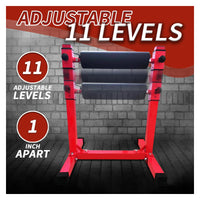 Support pour squat bulgare Garvee, réglable pour femmes et hommes, structure en acier robuste, idéal pour la salle de sport à domicile, rembourrage en mousse confortable, base en caoutchouc antidérapante
