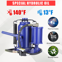Cric bouteille hydraulique Garvee 20T avec pompe manuelle, pneumatique, en acier, compact, sûr et polyvalent, pour voiture et maison