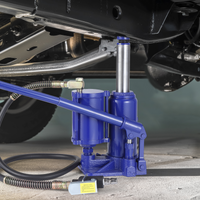 Cric bouteille hydraulique Garvee 5T pneumatique et manuel, compact et portable en fonte, pour voiture et maison