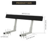 Guides de remorque Garvee (lot de 2) en acier inoxydable de 60 pouces avec rembourrage en moquette, réglables et résistants à la corrosion, pour bateaux de ski et de pêche.