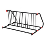 Garvee Support à vélos 10 compartiments en maille d'acier double face antirouille, robuste, pour garages et écoles, extérieur, noir - Noir