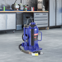 Cric bouteille hydraulique Garvee 20T avec pompe manuelle, pneumatique, en acier, compact, sûr et polyvalent, pour voiture et maison