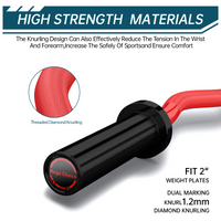 Barre d'haltères Garvee Olympic EZ Curl 47" - Ergonomique, capacité de 227 kg, acier allié, manchons en cuivre, poids standard de 5 cm, colliers à ressort, pour salle de sport